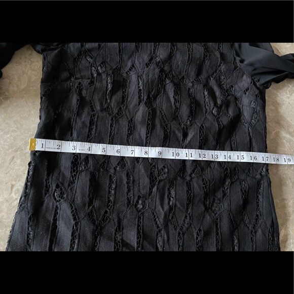 JUDITH & Charles black Long sleeve sheath dress size 6 - Picture 11 of 12